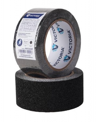 Csúszásgátló szalag, 50 mm x 5 m, VICTORIA FACILITY, fekete