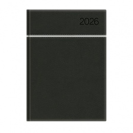 Naptár, tervező, A5, napi, TOPTIMER, "Young", fekete-fehér