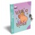 Emlékkönyv, lakattal, A5, keményfedeles, LIZZYSULI "Lollipop Capybara", zöld-lila